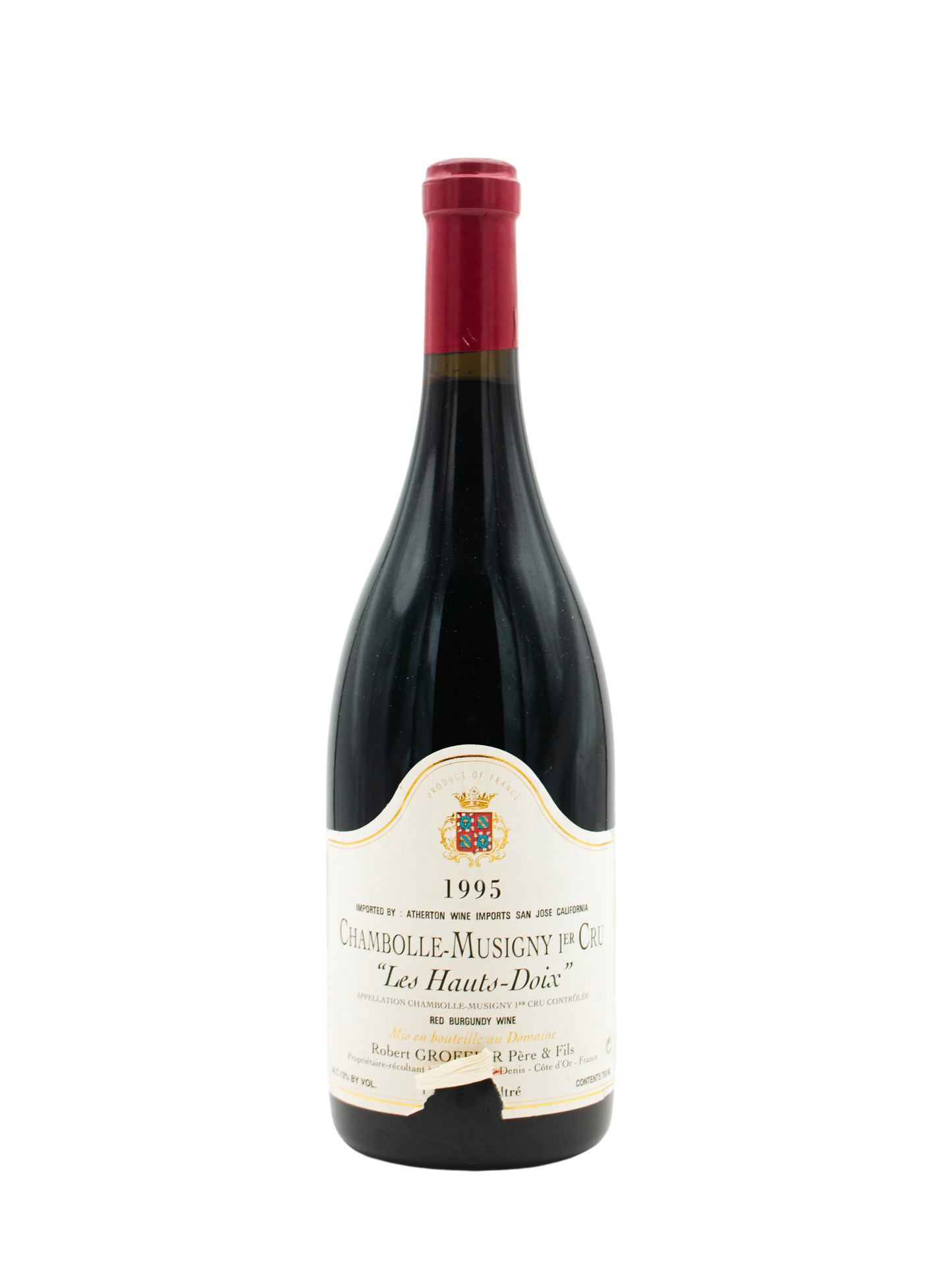 Domaine Robert Groffier Chambolle Musigny Les Amoureuses 1er Cru [Torn Label] 1995 750ml - 1