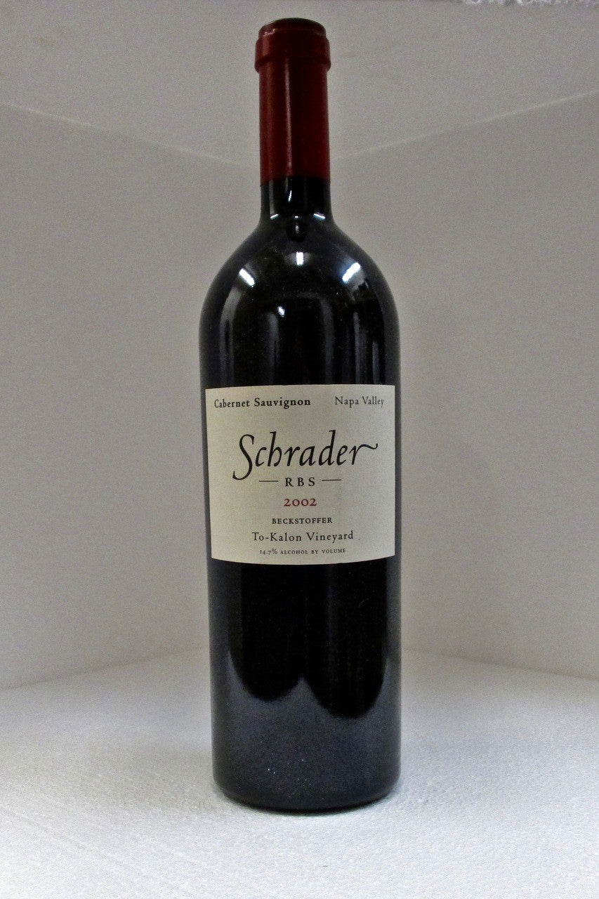 Schrader RBS Cabernet Sauvignon Beckstoffer To Kalon Vineyard 2002 750ml - 1