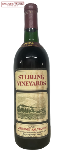 Sterling Vineyards Cabernet Sauvignon Napa Valley 1974 750ml - 1