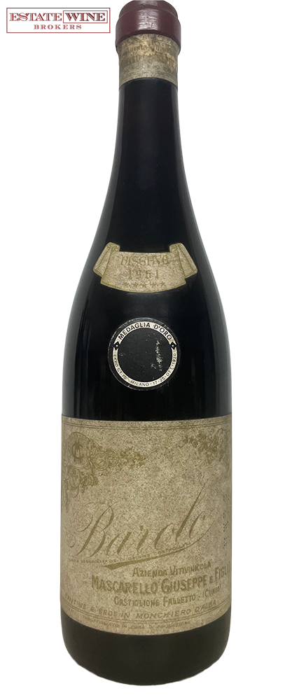 Giuseppe Mascarello Barolo 1961 750ml - 1