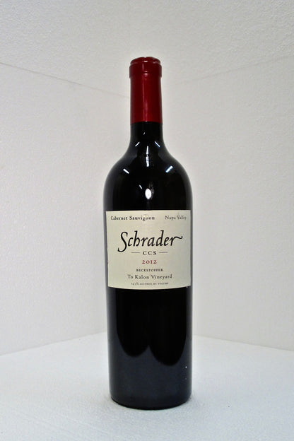 Schrader CCS Cabernet Sauvignon Beckstoffer To Kalon Vineyard 2012 750ml - 1