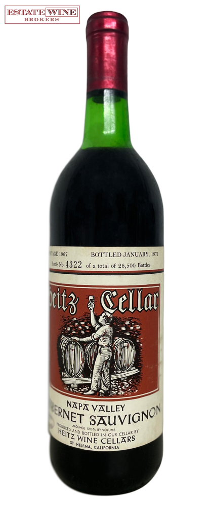 Heitz Cellar Cabernet Sauvignon Martha's Vineyard Napa Valley 1967 750ml - 1