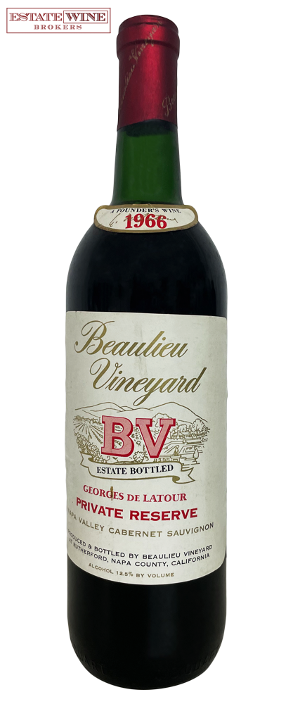 Beaulieu Vineyard Cabernet Sauvignon Georges de Latour Private Reserve 1966 750ml - 1