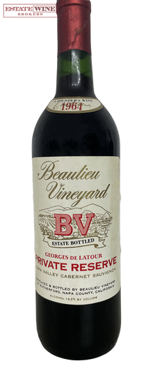 Beaulieu Vineyard Cabernet Sauvignon Georges de Latour Private Reserve 1964 750ml - 1