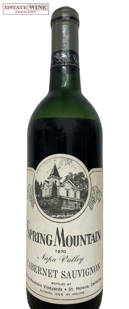 Spring Mountain Vineyard Cabernet Sauvignon 1970 750ml - 1