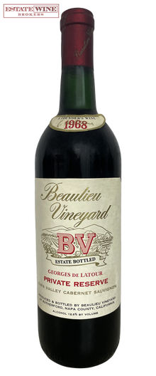 Beaulieu Vineyard Cabernet Sauvignon Georges de Latour Private Reserve 1968 750ml - 1