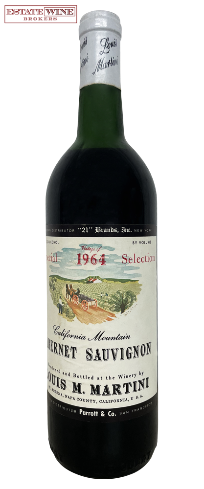 Louis M. Martini Cabernet Sauvignon California Mountain Special Selection 1964 750ml - 1