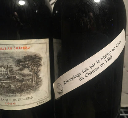 Lafite Rothschild 1926 750ml [rebouchee aux chateau] - 1