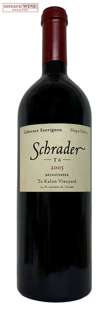 Schrader T6 Cabernet Sauvignon Beckstoffer To Kalon Vineyard 2005 750ml - 1