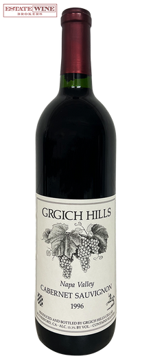 Grgich Hills Cabernet Sauvignon Estate Yountville Selection 1996 750ml - 1