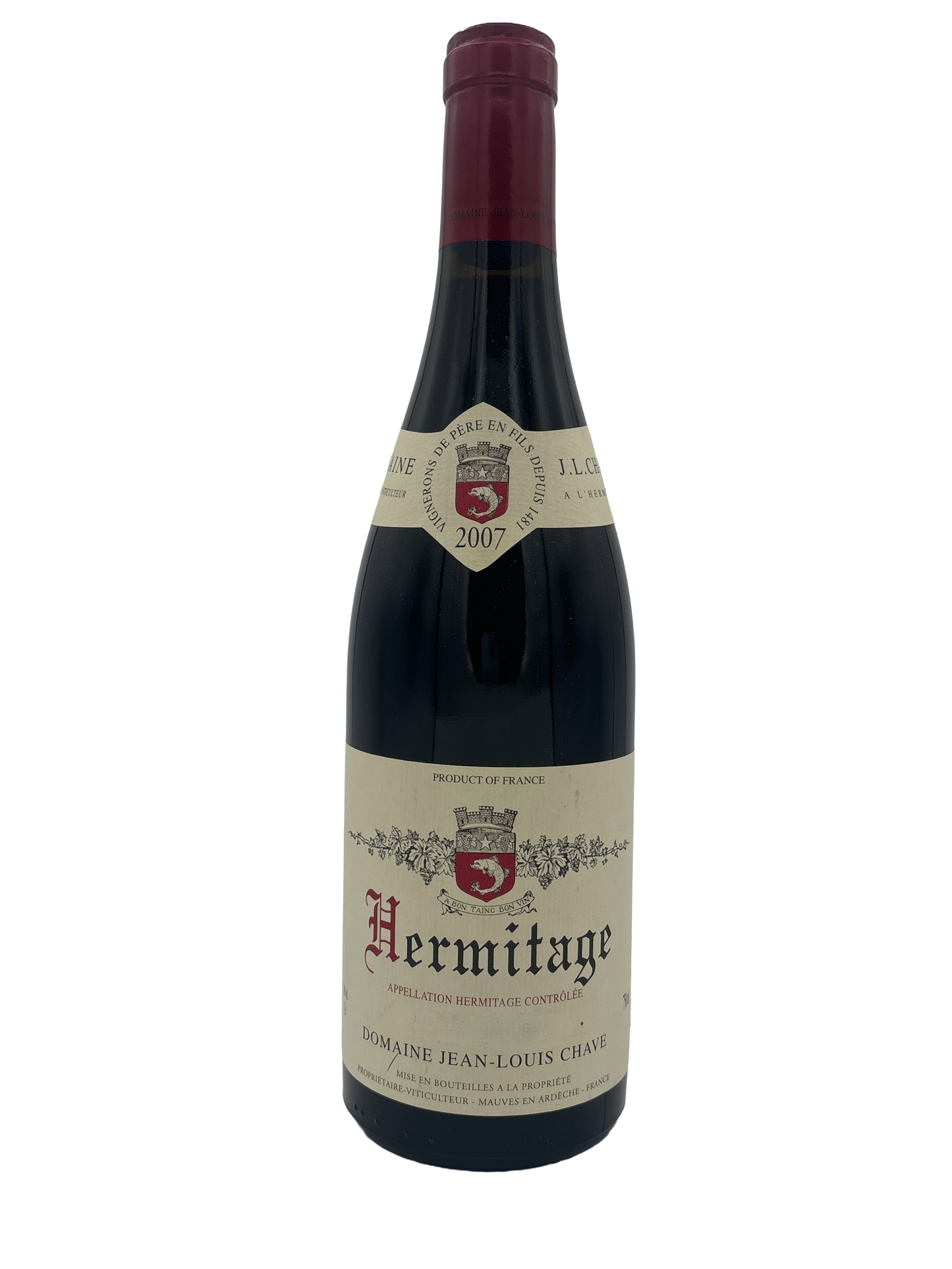 Domaine Jean-Louis Chave Hermitage Rouge 2007 750ml - 1