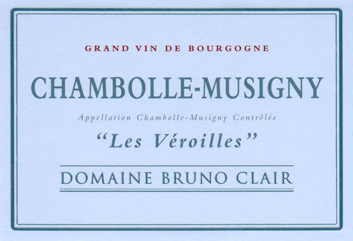 Bruno Clair Chambolle Musigny Les Veroilles [Ex-Domaine] 1995 1500ml - 1