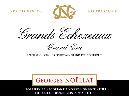 Georges Noellat Grands Echezeaux Grand Cru 1989 750ml - 1