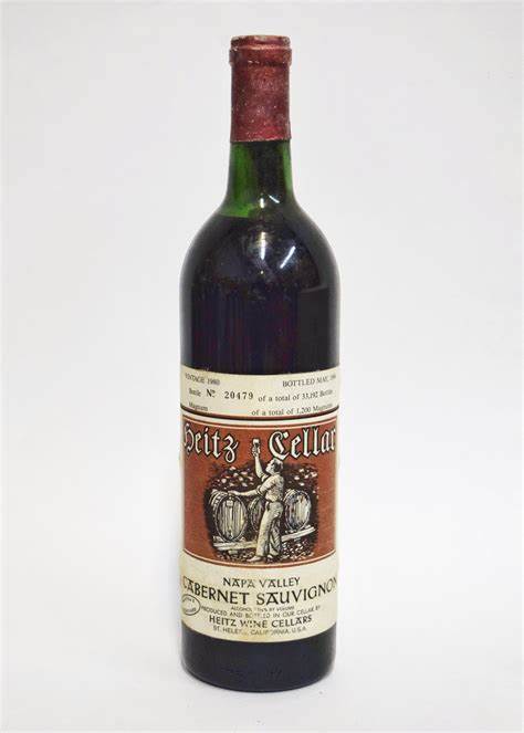 Heitz Cellar Cabernet Sauvignon Martha's Vineyard 1980 750ml - 1