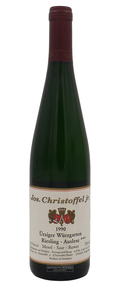 Jos. Christoffel Jr. Riesling Urziger Wurzgarten Auslese*** 1990 750ml - 1