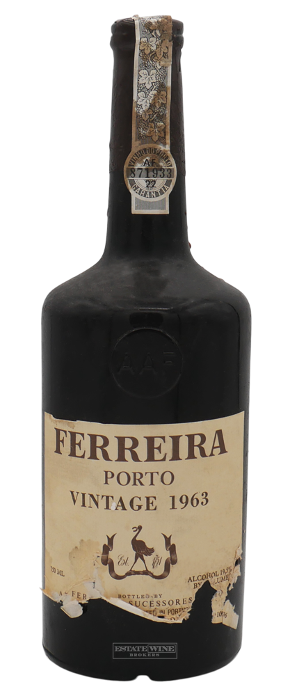 Ferreira Vintage Port 1963 750ml [Scuffed Label] [Past Seepage] - 1