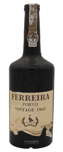 Ferreira Vintage Port 1963 750ml [Scuffed Label] [Past Seepage] - 1