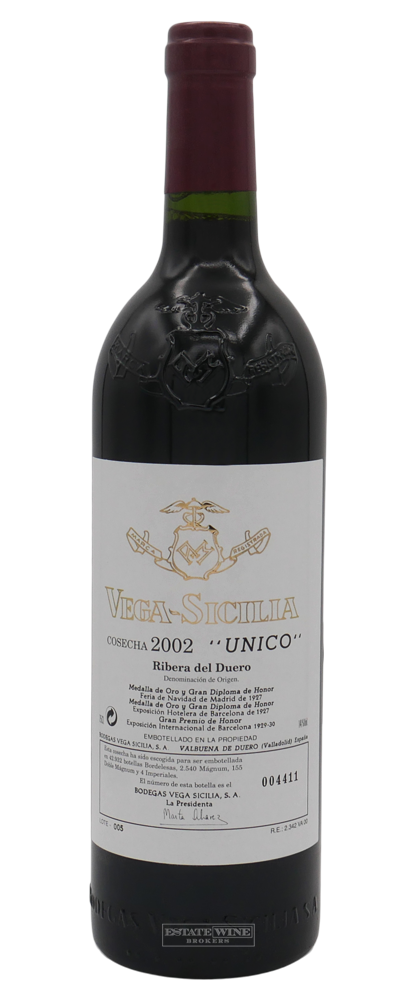 Vega Sicilia Unico Ribera del Duero 2002 750ml - 1