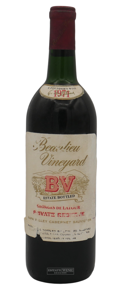 Beaulieu Vineyard Cabernet Sauvignon Georges de Latour Private Reserve 1971 750ml - 1