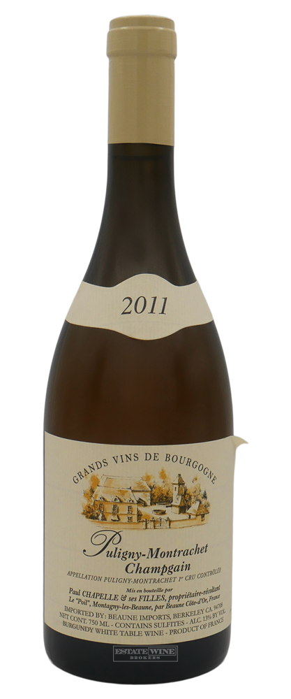 Paul Chapelle et Fils Puligny Montrachet Champgain 1er Cru 2011 750ml - 1