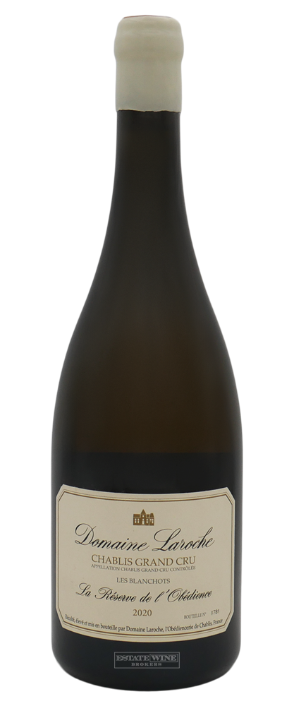 Laroche Chablis Les Blanchots Grand Cru La Reserve de l'Obedience 2020 750ml - 1