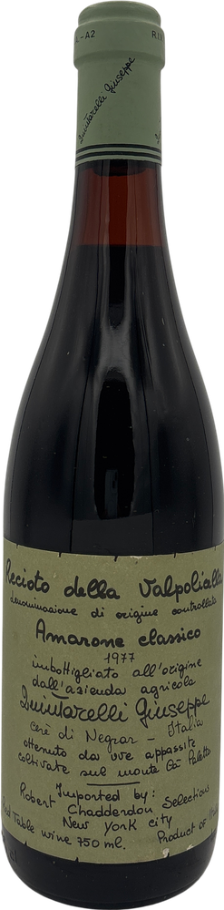 Giuseppe Quintarelli Recioto della Valpolicella Classico 1977 750ml
