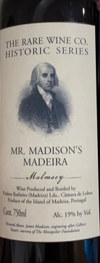Historic Series Madeira Mr. Madison's Malmsey NV 750ml - 1