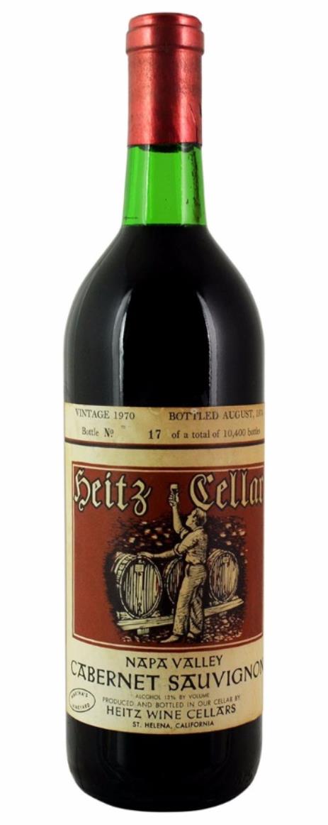 Heitz Cellar Cabernet Sauvignon Martha's Vineyard 1968 750ml - 1