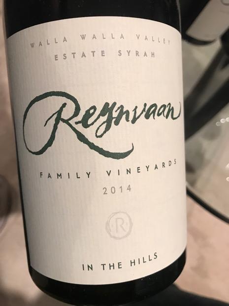 Reynvaan Family Vineyards Syrah In the Hills 2014 750ml - 1