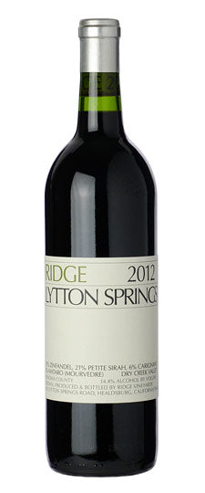 Ridge Lytton Springs 2012 750ml - 1