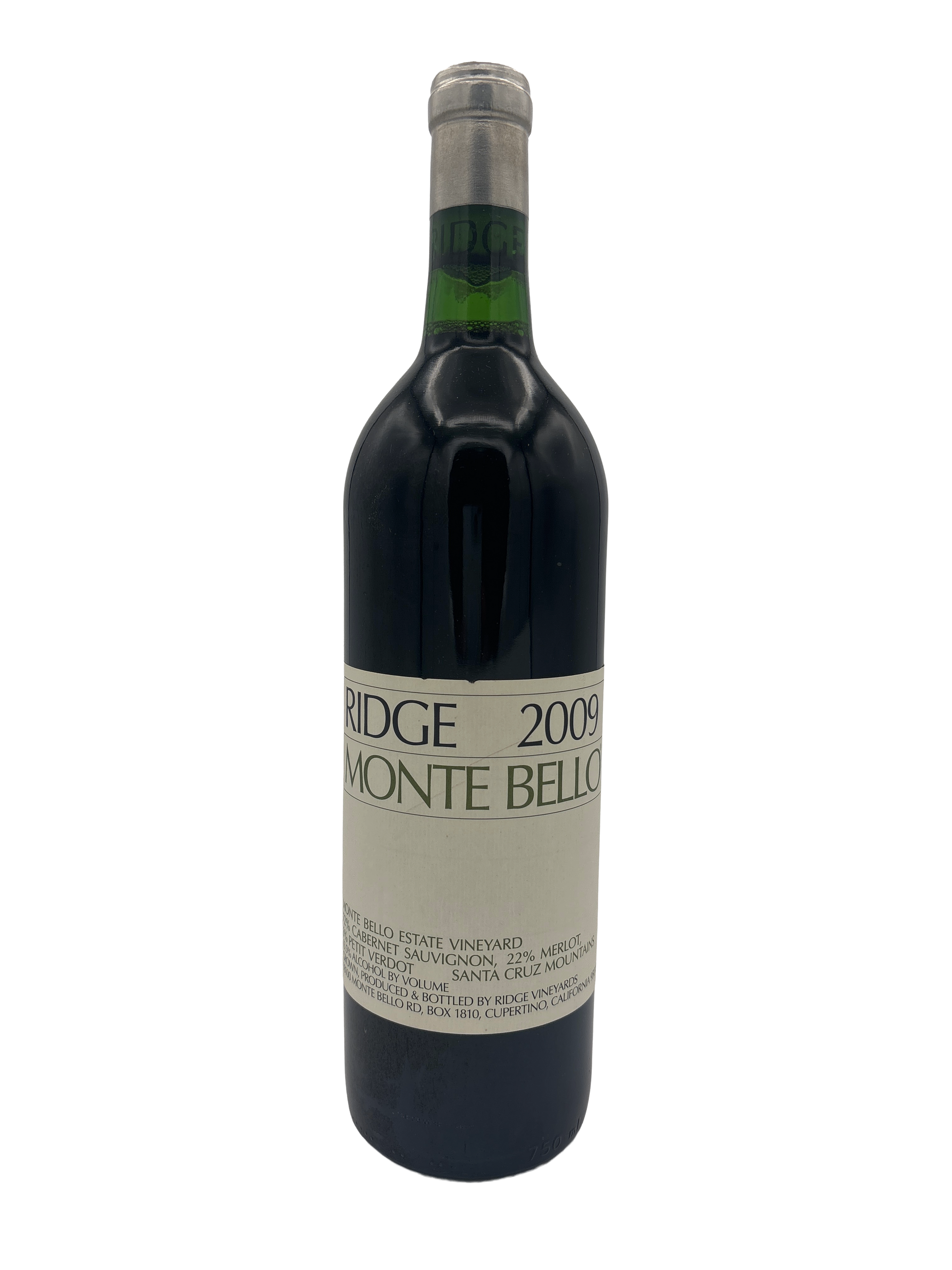 Ridge Monte Bello 2009 750ml - 1