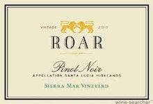 Roar Pinot Noir Sierra Mar Vineyard Santa Lucia Highlands 2019 750ml - 1