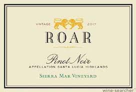 Roar Pinot Noir Sierra Mar Vineyard Santa Lucia Highlands 2017 750ml - 1