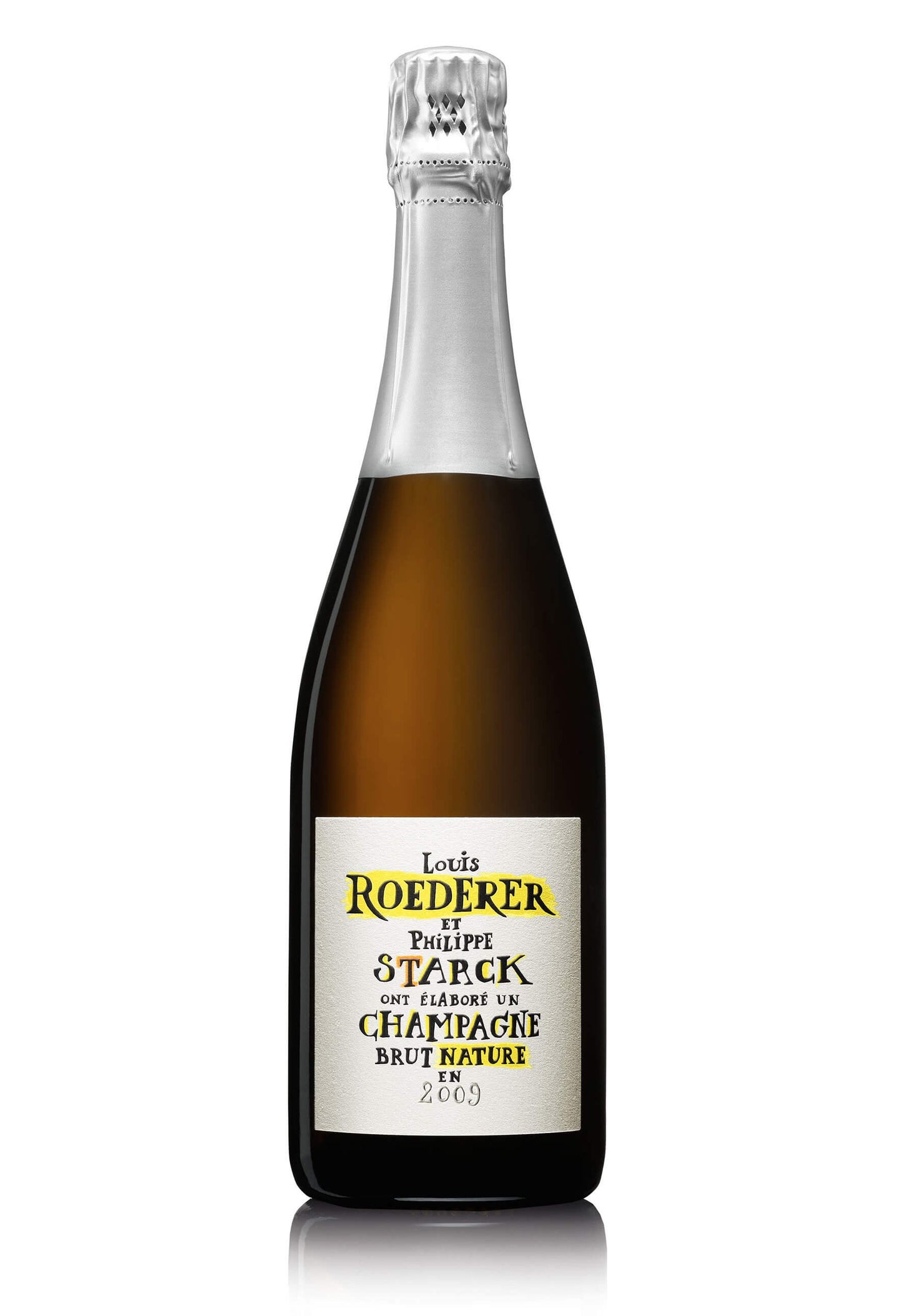 Louis Roederer et Philippe Starck Brut Nature Millesime 2009 750ml - 1