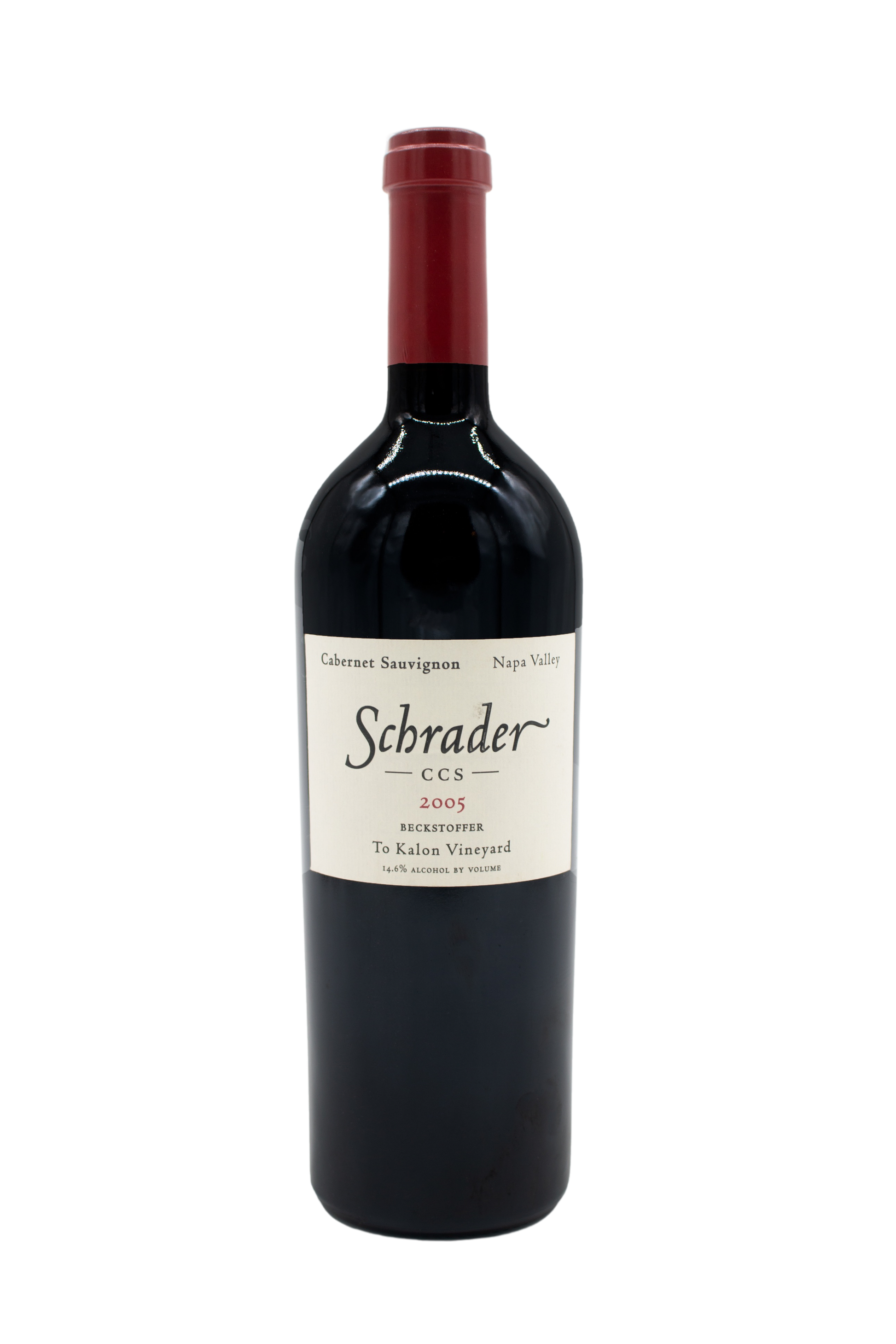 Schrader CCS Cabernet Sauvignon Beckstoffer To Kalon Vineyard Napa Valley 2005 750ml - 1