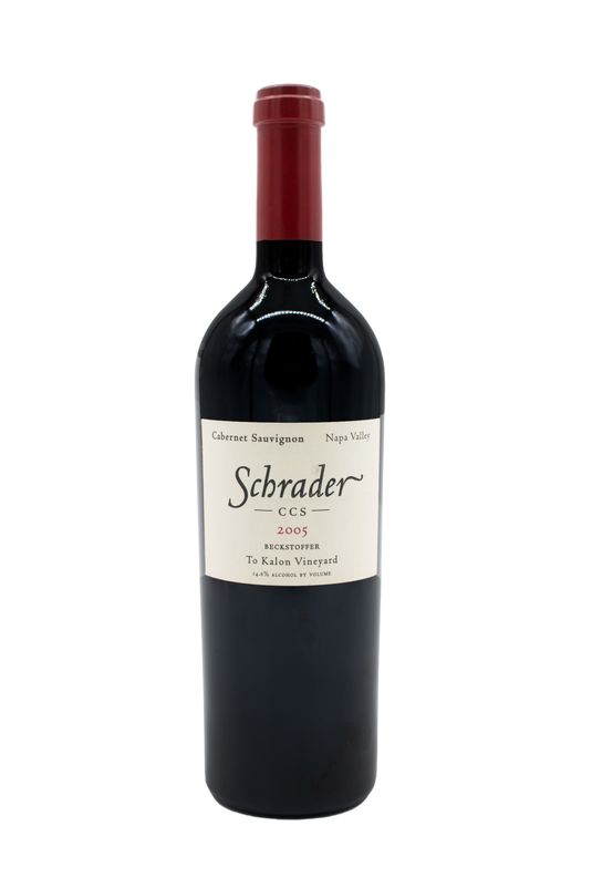 Schrader CCS Cabernet Sauvignon Beckstoffer To Kalon Vineyard Napa Valley 2005 750ml - 1