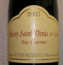 Domaine Lignier-Michelot Morey St Denis Aux Charmes 1er Cru 2003 750ml - 1