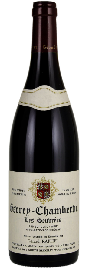 Gerard Raphet Gevrey Chambertin Les Seuvrees 2015 750ml - 1