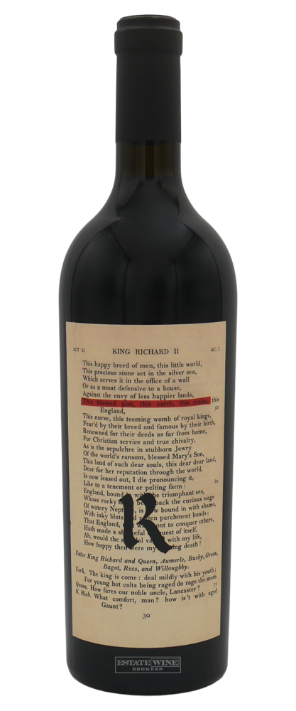 Realm Cellars The Bard Proprietary Red Napa Valley 2013 750ml - 1