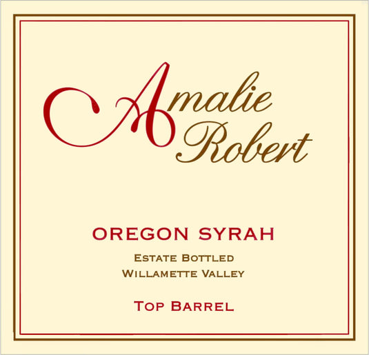 Amalie Robert Top Barrel Syrah Willamette Valley 2015 750ml - 1