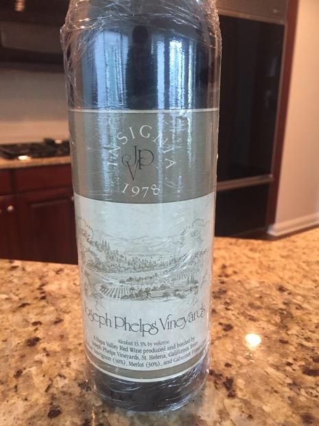Joseph Phelps Insignia 1978 750ml - 1