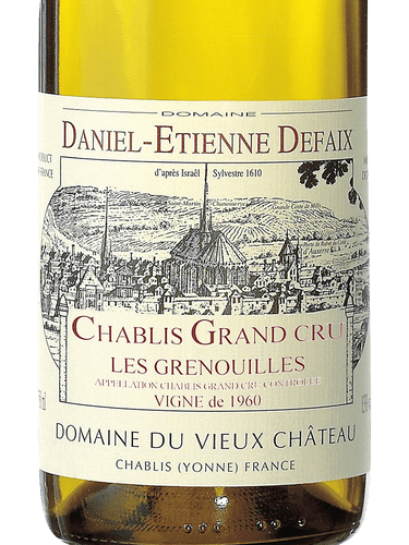 Domaine Daniel-Etienne Defaix Chablis Les Grenouilles Grand Cru 2009 750ml - 1