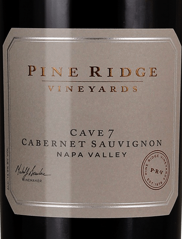 Pine Ridge Vineyards Cabernet Sauvignon Cave 7 2013 750ml - 1