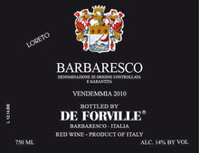 De Forville Barbaresco Vigneto Loreto 2019 750ml - 1