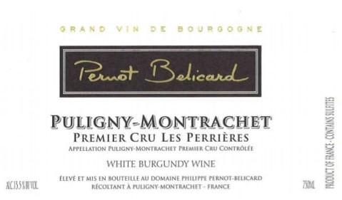 Pernot Belicard Puligny Montrachet Les Perrieres 1er Cru 2017 750ml - 1