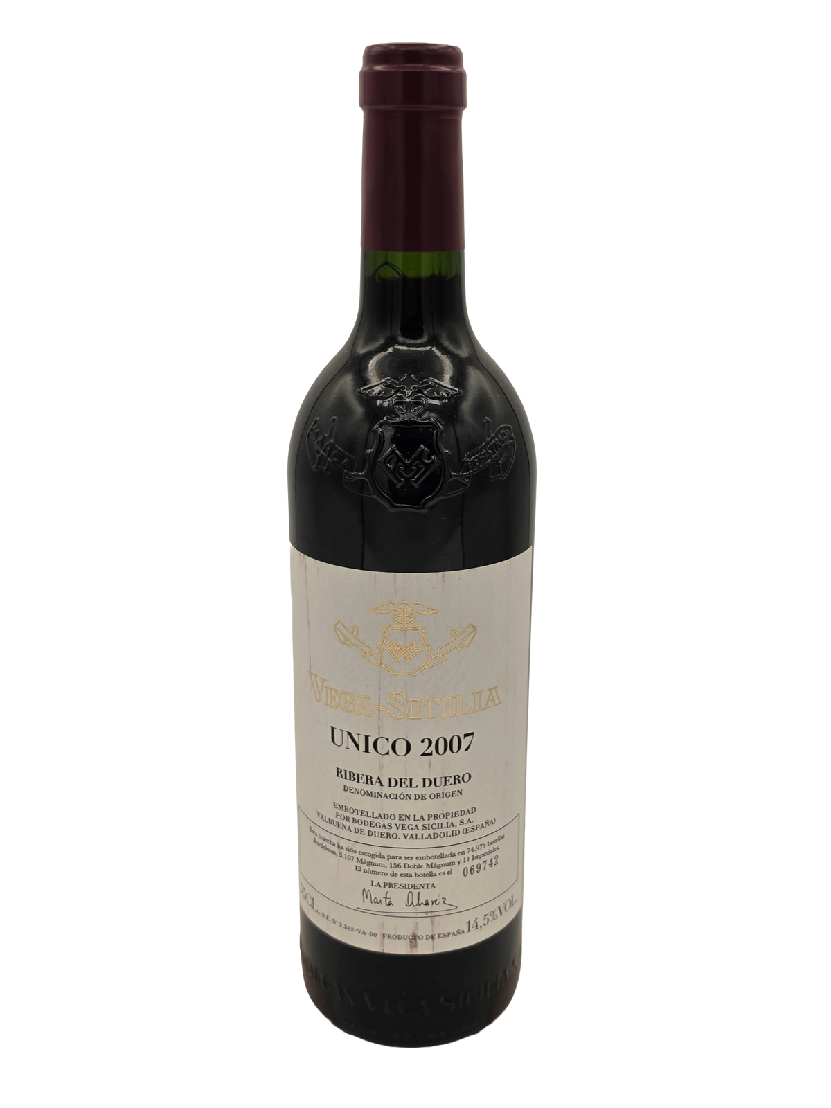 Vega Sicilia Ribera del Duero Unico 2007 750ml