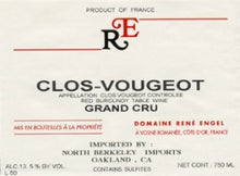 Domaine Rene Engel Clos Vougeot Grand Cru 1988 750ml - 1