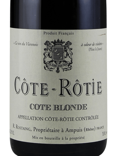 Domaine Rene Rostaing Cote Rotie Cote Blonde 2001 750ml - 1