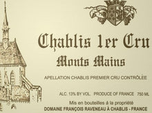 Domaine Francois Raveneau Chablis Monts Mains 1er Cru 2009 750ml - 1