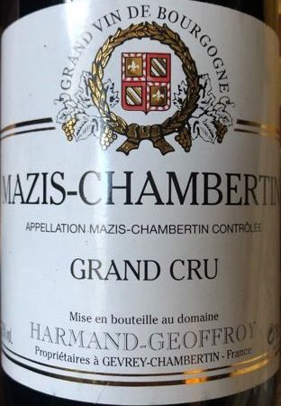 Domaine Harmand Geoffroy Mazis Chambertin 2006 750ml - 1